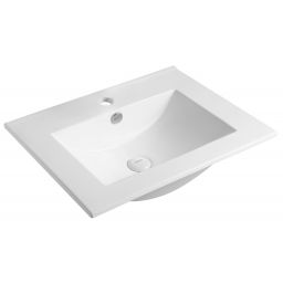 Uptrend Neva umywalka 60x46 cm prostokątna meblowa-wpuszczana biała UP4530-600