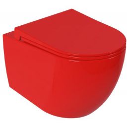 Vilarte by Dura Siena deska sedesowa wolnoopadająca czerwona YD050PK