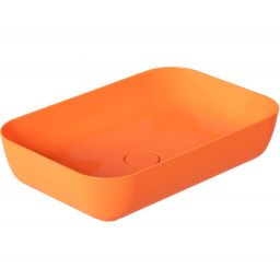 Vilarte by Dura Orfe umywalka 60x40 cm prostokątna nablatowa 5851PT