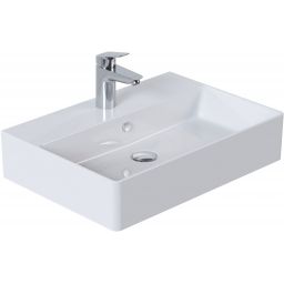 Vilarte by Dura Twins umywalka 60x42 cm prostokątna nablatowa biała 5871