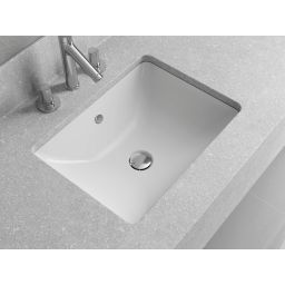 Vilarte by Dura umywalka 55,5x38 cm prostokątna podblatowa biała 5930