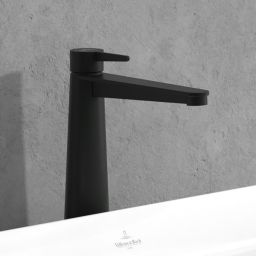 Villeroy & Boch Conum bateria umywalkowa stojąca wysoka czarny mat TVW127005000K5