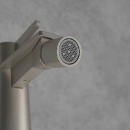 Villeroy & Boch Conum bateria bidetowa stojąca nikiel szczotkowany TVB12700100064