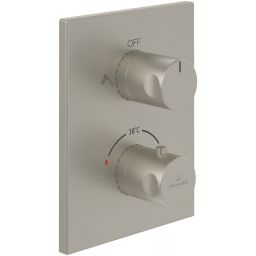 Villeroy & Boch Universal Taps & Fittings bateria wannowo-prysznicowa podtynkowa termostatyczna nikiel szczotkowany TVD00065300064