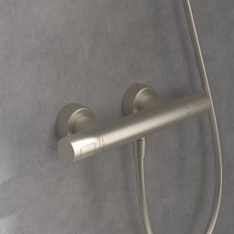 Villeroy & Boch Universal Taps & Fittings bateria prysznicowa ścienna termostatyczna nikiel szczotkowany TVS00001700064