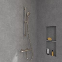 Villeroy & Boch Universal Taps & Fittings bateria prysznicowa ścienna termostatyczna nikiel szczotkowany TVS00001700064