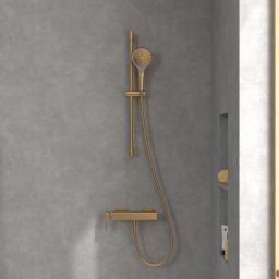 Villeroy & Boch Subway 3.0 bateria prysznicowa ścienna złoty szczotkowany TVS11200100076