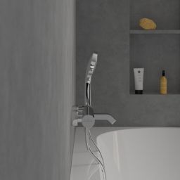 Villeroy & Boch Dawn bateria wannowo-prysznicowa ścienna chrom TVT10650115261