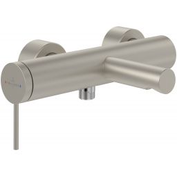 Villeroy & Boch Loop & Friends bateria wannowo-prysznicowa ścienna nikiel szczotkowany TVT10650115364