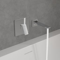 Villeroy & Boch Subway 3.0 wylewka do baterii wannowa chrom TVT11200100061