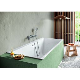 Villeroy & Boch Subway 3.0 bateria wannowo-prysznicowa ścienna nikiel szczotkowany TVT11200200064