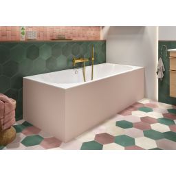 Villeroy & Boch Subway 3.0 bateria wannowo-prysznicowa ścienna złoty szczotkowany TVT11200200076