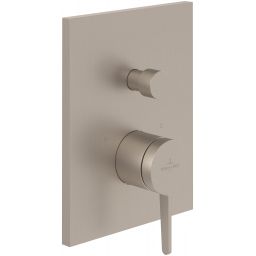 Villeroy & Boch Conum bateria wannowo-prysznicowa podtynkowa nikiel szczotkowany TVT12700100064