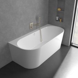 Villeroy & Boch Conum bateria wannowo-prysznicowa podtynkowa nikiel szczotkowany TVT12700100064