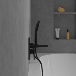Villeroy & Boch Conum bateria wannowo-prysznicowa podtynkowa czarny mat TVT127001000K5