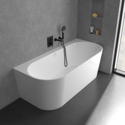 Villeroy & Boch Conum bateria wannowo-prysznicowa podtynkowa czarny mat TVT127001000K5
