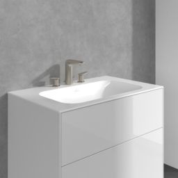 Villeroy & Boch Antao bateria umywalkowa stojąca nikiel TVW11100100064
