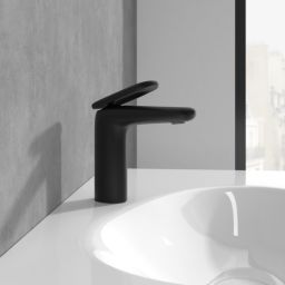 Villeroy & Boch Antao bateria umywalkowa stojąca czarna TVW111003000K5