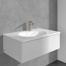 Villeroy & Boch Antao bateria umywalkowa stojąca nikiel TVW11100400064
