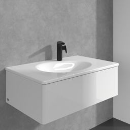 Villeroy & Boch Antao bateria umywalkowa stojąca czarna TVW111004000K5