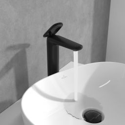 Villeroy & Boch Antao bateria umywalkowa stojąca czarna TVW111005000K5