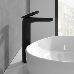 Villeroy & Boch Antao bateria umywalkowa stojąca czarna TVW111005000K5