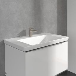 Villeroy & Boch Subway 3.0 bateria umywalkowa stojąca nikiel szczotkowany TVW11200100164