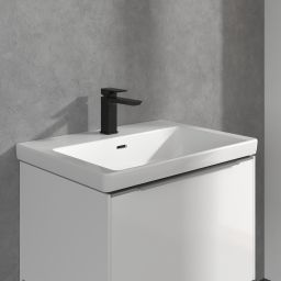 Villeroy & Boch Subway 3.0 bateria umywalkowa stojąca czarny mat TVW112003000K5
