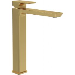 Villeroy & Boch Subway 3.0 bateria umywalkowa stojąca wysoka złoty szczotkowany TVW11200400076