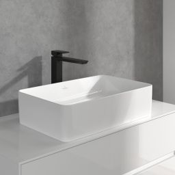 Villeroy & Boch Subway 3.0 bateria umywalkowa stojąca wysoka czarny mat TVW112004000K5