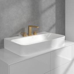 Villeroy & Boch Mettlach bateria umywalkowa stojąca złota TVW12600200076