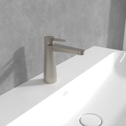 Villeroy & Boch Conum bateria umywalkowa stojąca nikiel szczotkowany TVW12700300164