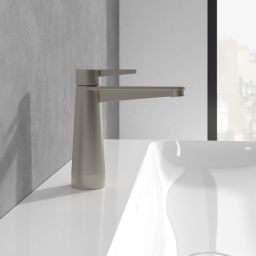 Villeroy & Boch Conum bateria umywalkowa stojąca nikiel szczotkowany TVW12700300164