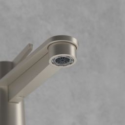 Villeroy & Boch Conum bateria umywalkowa stojąca nikiel szczotkowany TVW12700300164