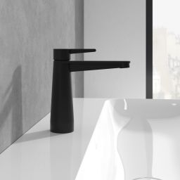 Villeroy & Boch Conum bateria umywalkowa stojąca czarny mat TVW127003001K5