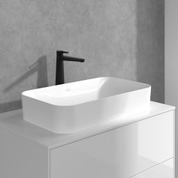 Villeroy & Boch Conum bateria umywalkowa stojąca wysoka czarny mat TVW127005000K5