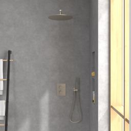 Villeroy & Boch Universal Showers deszczownica 35 cm okrągła nikiel szczotkowany TVC00000300064