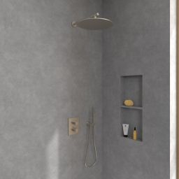 Villeroy & Boch Universal Showers deszczownica 35 cm okrągła nikiel szczotkowany TVC00000300064
