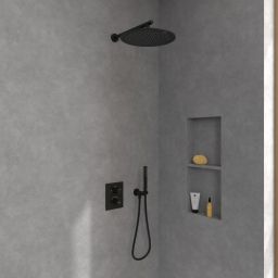 Villeroy & Boch Universal Showers deszczownica 35x35 cm okrągła czarna TVC000003000K5