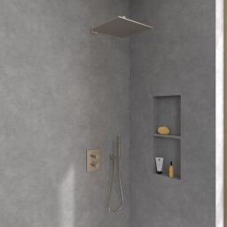 Villeroy & Boch Universal Showers deszczownica 35 cm kwadratowa nikiel szczotkowany TVC00000600064