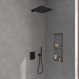 Villeroy & Boch Universal Showers deszczownica 35 cm kwadratowa czarny mat TVC000006000K5