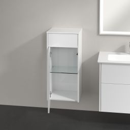 Villeroy & Boch Finero szafka boczna 86 cm wysoka wisząca niski lewa glossy white C53100DH