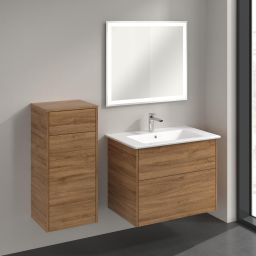 Villeroy & Boch Finero szafka boczna 86 cm wysoka wisząca niski lewa kansas oak C53100RH