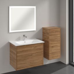 Villeroy & Boch Finero szafka boczna 86 cm wysoka wisząca niski prawa kansas oak C53101RH