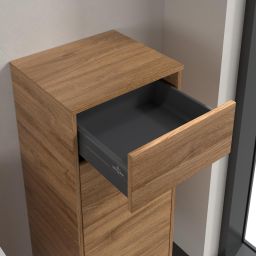 Villeroy & Boch Finero szafka boczna 86 cm wysoka wisząca niski prawa kansas oak C53101RH