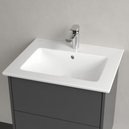 Villeroy & Boch Finero umywalka z szafką 60 cm i lustrem zestaw meblowy glossy grey S00300FPR1