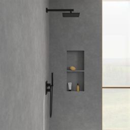 Villeroy & Boch Universal Showers deszczownica 25x25 cm kwadratowa czarna TVC000002000K5
