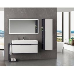 Venti Nicola lustro 120x60 cm prostokątne z oświetleniem