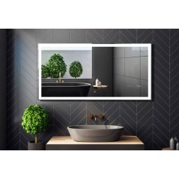 Venti Nicola lustro 120x60 cm prostokątne z oświetleniem