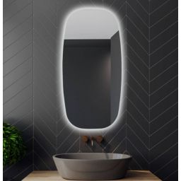 Venti Breza lustro 45x90 cm prostokątne z oświetleniem